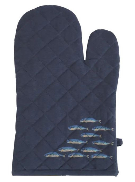 Fish Oven Mitt / Navy