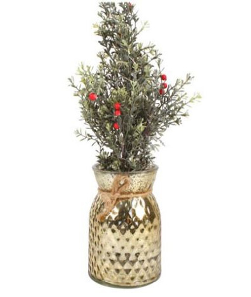 Light-Up Xmas Tree Vase 36cm