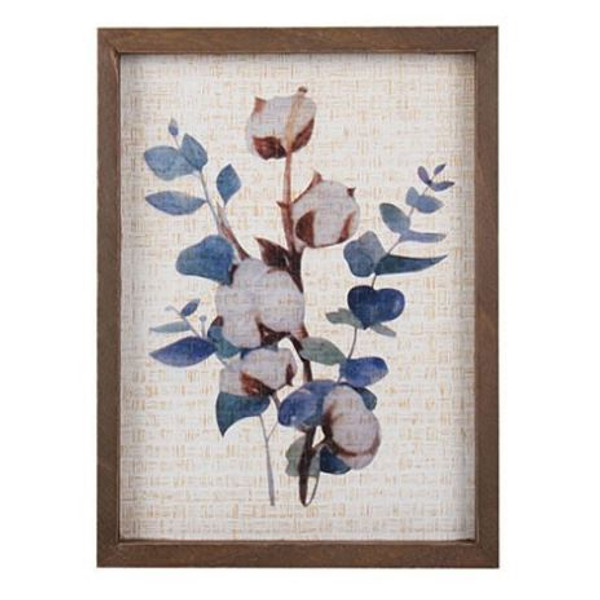 Cotton Eucalyptus Frame 30x25cm