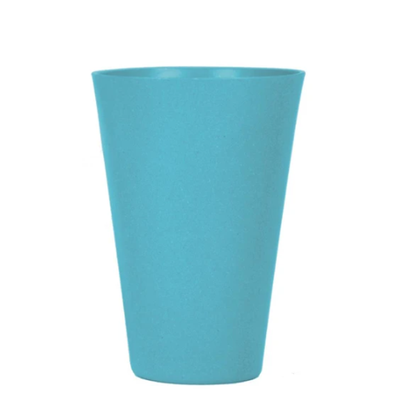 Pale Blue Bamboo Tumbler 400ml