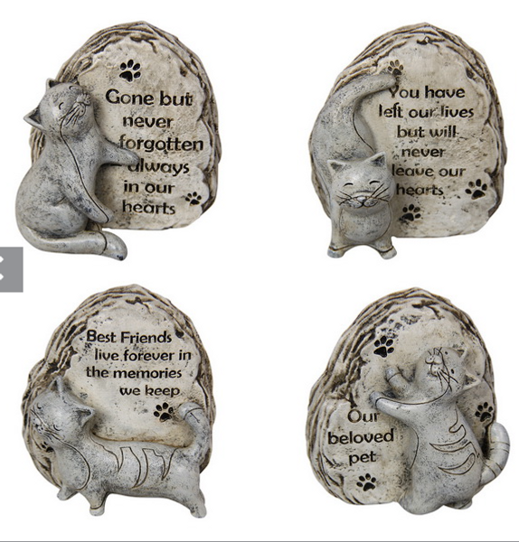 Cat Gravestone Ornament 