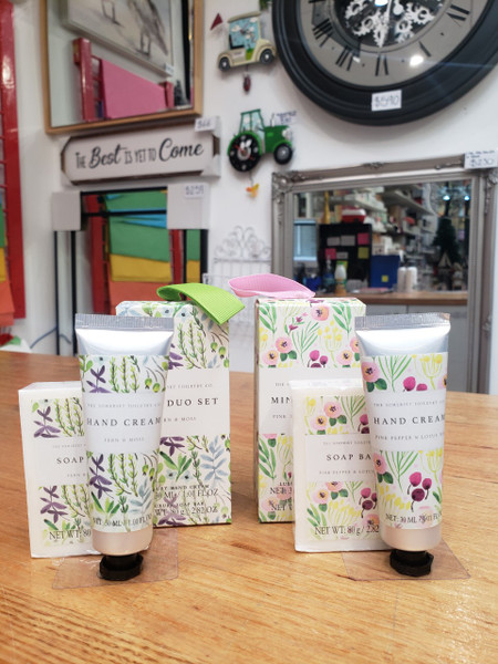 Floral Hand Cream & Soap Set