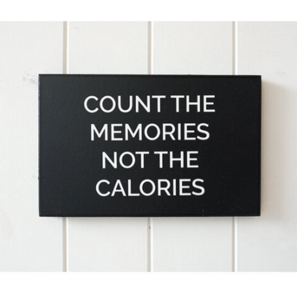 Count the Memories Plaque 25x16