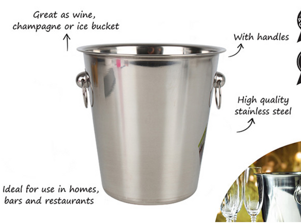 Stainless Steel Champagne Bucket