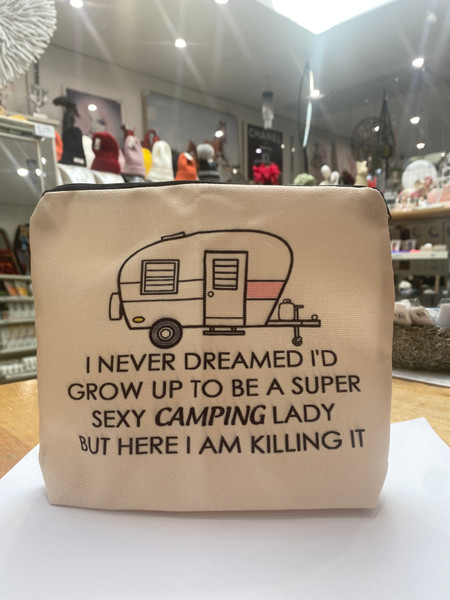 Camping Lady Makeup Bag