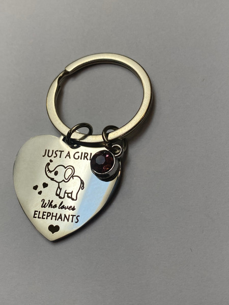 Elephant Lover Keychain