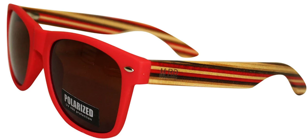 50/50 Red with Stripes Sunglasses