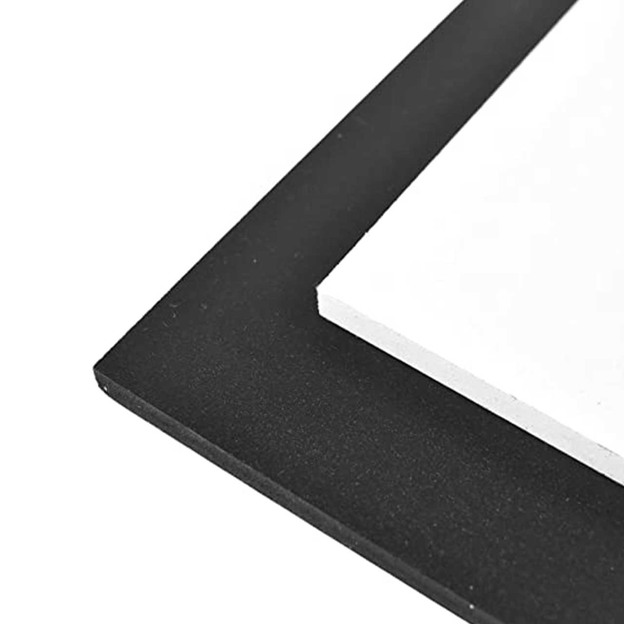 Gilman Insite Reveal White- Black-Black Infinity Foam Board 48 x 96 Sheets