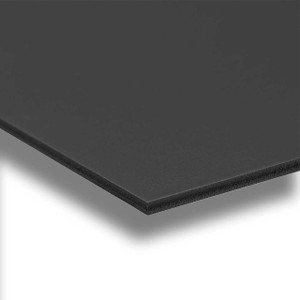 Sibe-r Plastic Supply SM Black Sintra PVC Foam Board Plastic 1/4 6