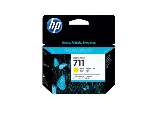 HP 711 3-Pack 29-ml Yellow Ink Cartridge