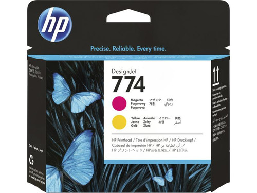 HP 774 Magenta/Yellow DesignJet Printhead