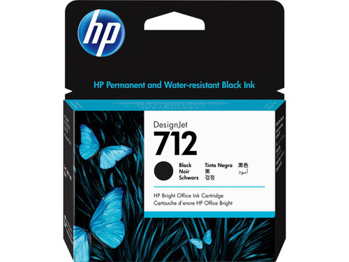 HP 712 80ml Black DesignJet Ink Cartridge