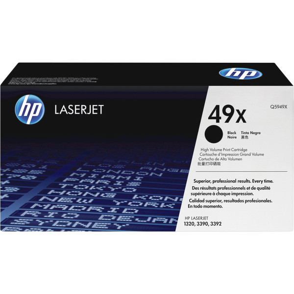 HP 49X (Q5949X) High Yield Black Original LaserJet Toner Cartridge