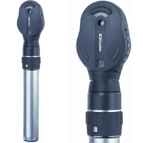 Keeler 1518P1001 Standard Otoscope 2.8v with AA Battery Handle Four