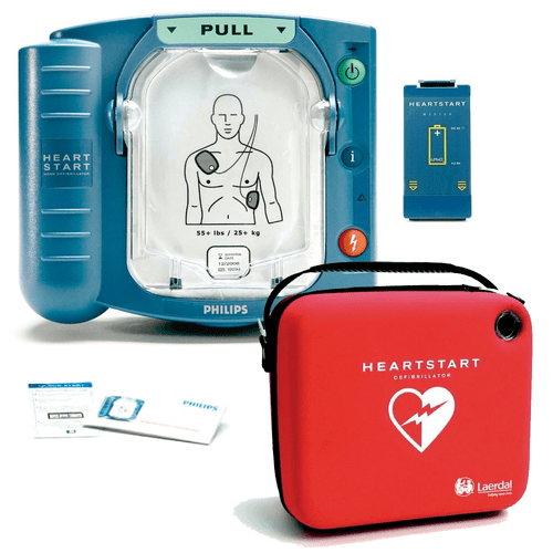 Philips Heartstart Onsite / HS1 Defibrillator, M5066A Four Square