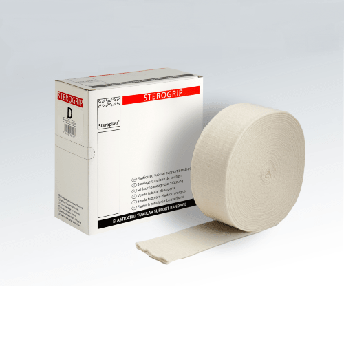 Sterogrip Elasticated Tubular Bandage, Size E, 8.75cm x 10m