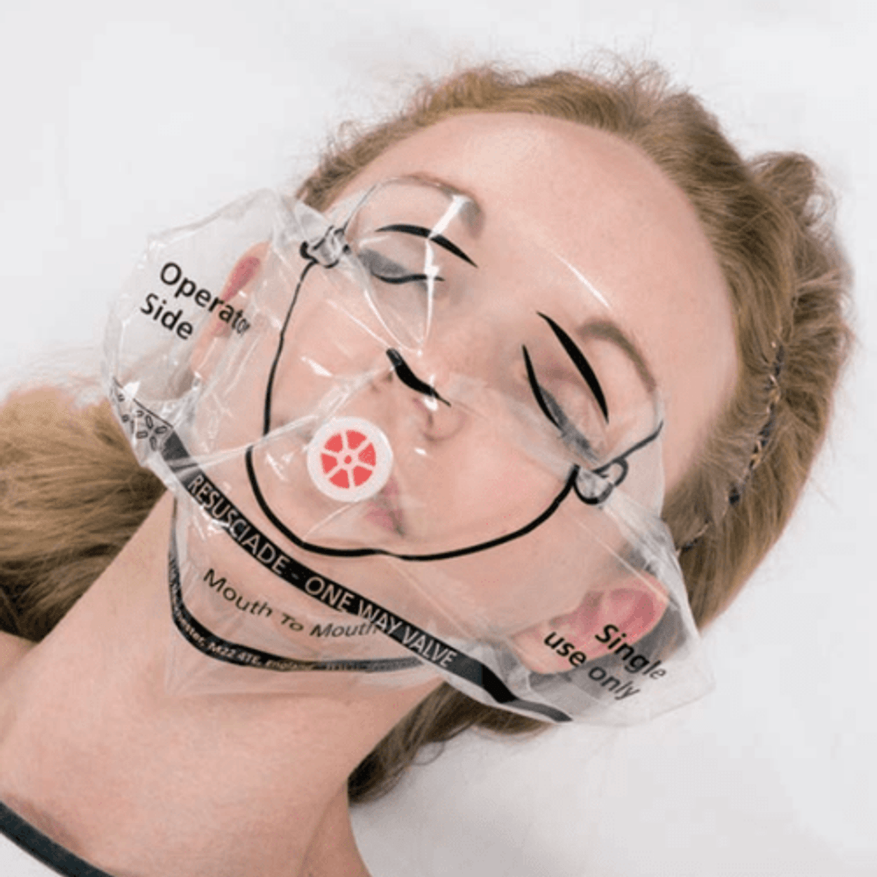 Resuscitation Face Shield With One Way Valve Four Square Healthcare