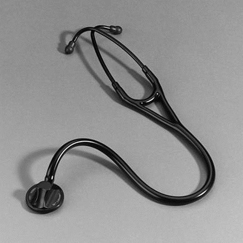 Cardiology Stethoscope Deluxe Black Four Square Healthcare Ltd
