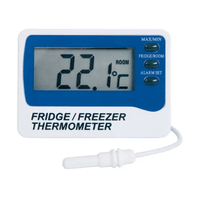 Digital Fridge/Freezer Thermometer with Alarm