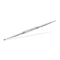 Rocialle Formby Double Ended Ear Curette with Hook and Scoop, Sterile, 17.5cm long.