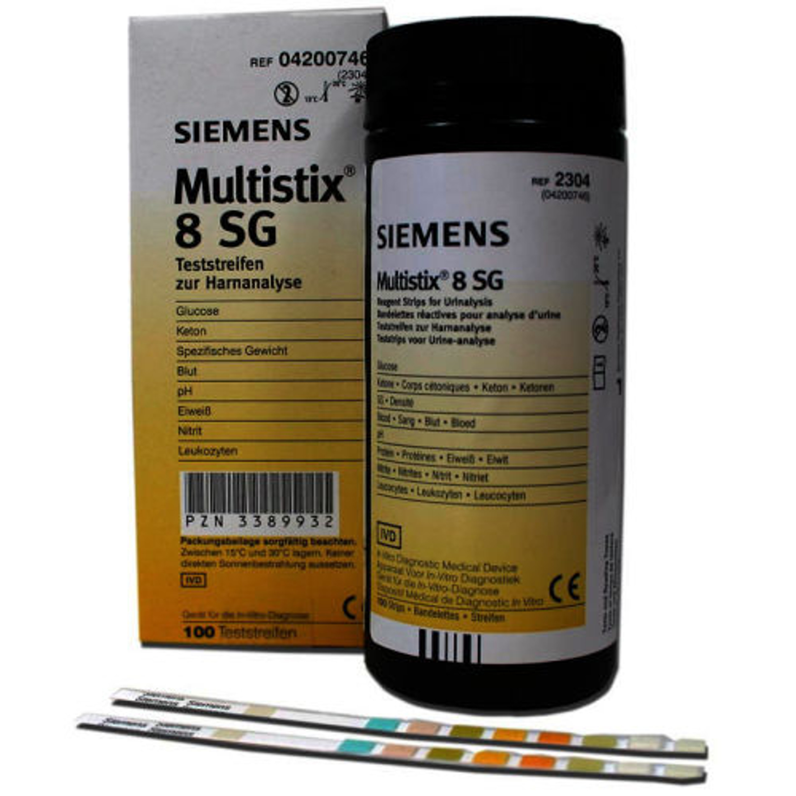 Siemens Multistix GP Urine Test Strips, 25/pk Four Square Healthcare