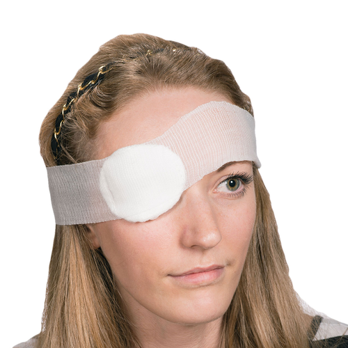 Eye Pad Dressing No.16 with Bandage, Sterile 