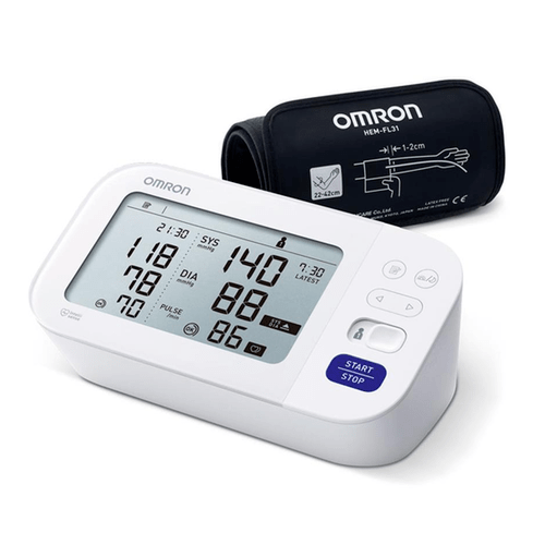 Omron M6 Comfort BP Monitor HEM-7360-E with Intelli Wrap Cuff and  Afib Indicator