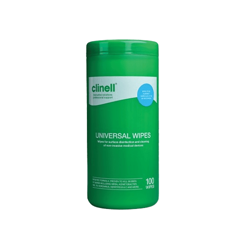 Clinell Universal Santitising Wipes Tub of 100