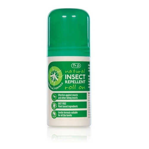 Dr J's Natural Insect Repellent Roll On, 50ml bottle