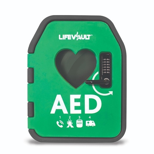 LifeVault External AED Cabinet with Keypad Lock