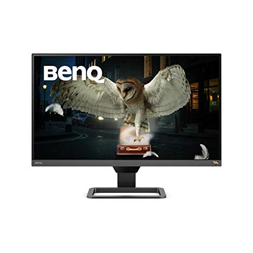 BenQ EW2780Q IPS Entertainment Monitor with HDMI connectivity HDR Eye-Care Integrated Speakers and Custom Audio Modes, Black, 27" QHD IPS HDR SPK