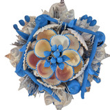 15" Seashell Bouquet in  Atlantis Blue