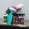 The Clean Garage P&S Double Black Collection Car Wash Bucket Kit 