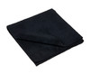 Black All Purpose 380 GSM Microfiber Towel | Edgeless | 16x16