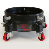 Clean Garage Grit Guard Bucket Dolly | Black With 5 Casters