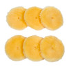 6 Pack of Pads | RUPES Medium Yellow Wool Polishing Pad | For 3" Backing Plate | The Clean Garage