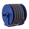 Clean Garage Cox Vacuum Hose Reel Blue | Hand Crank | Includes 50' Vac Hose