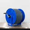 Cox Vacuum Hose Reel Blue, Hand Crank