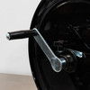 Cox Vacuum Hose Reel Black | Hand Crank | Includes 50' Vac Hose