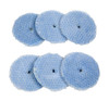 6 Pack of Pads | RUPES Blue Coarse Wool Polishing Pad | For 3" Backing Plate | The Clean Garage
