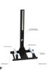 The Clean Garage Poka Premium Detailing Wheel Stand PRO | With Rollers For Cleaning Rims