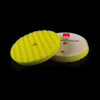  Rupes Rotary Waffle Foam Pad Yellow Fine 3.5" | For 3" Backing Plate | The Clean Garage