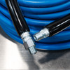 75' Kobrajet Pressure Washer Hose Blue Smooth Jacket | 75 Foot | Add Quick Connects