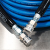 100' Kobrajet Pressure Washer Hose Blue Smooth Jacket | 100 Foot | Add Quick Connects