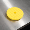 Rupes Rotary Waffle Foam Pad Yellow Fine 5.5" | For 5" Backing Plate The Clean Garage