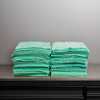 The Clean Garage Minty Plush Edgeless 350 GSM Microfiber Towel Green | Full Case 150 | Save 10% In Cart