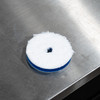 The Clean Garage Blue Microfiber Heavy Cut Pad | For 3" Backing Plate