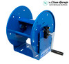 The Clean Garage Cox Custom High Pressure Hose Reel Blue | Hand Crank | Up To 100' Hose