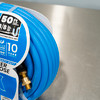 50' BluBird Rubber Air Hose Assembly Blue | 3/8" M NPT