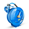 50' BluBird Retractable Pressure Washer Hose Reel Blue | 1/4" M22 14mm | The Clean Garage